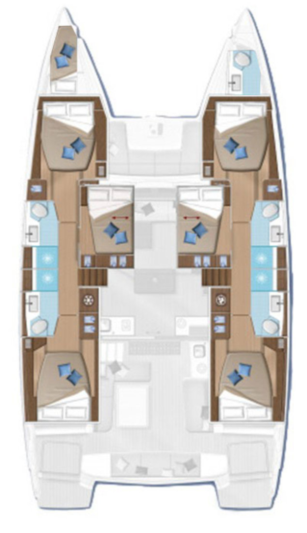 Catamaran to hire Kaštela at the best price