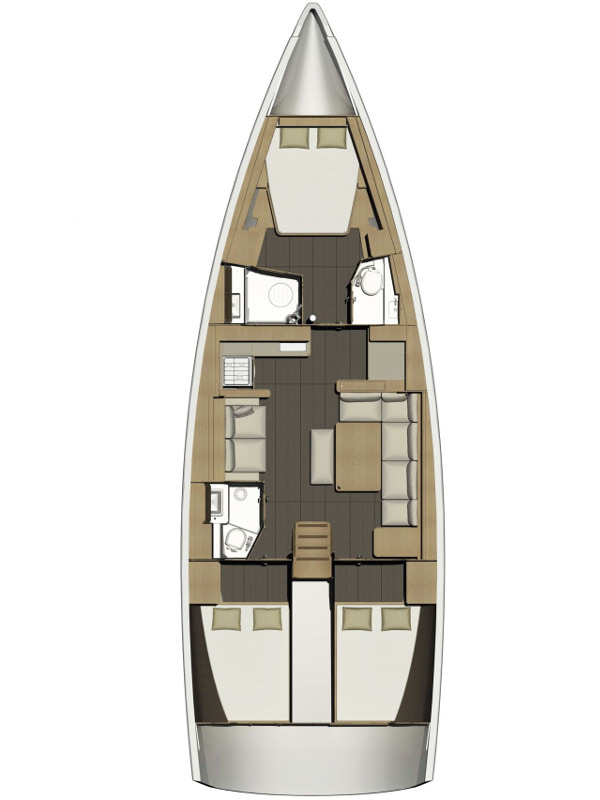 Sailboat hire in Primošten - Dufour Dufour 460 Grand Large