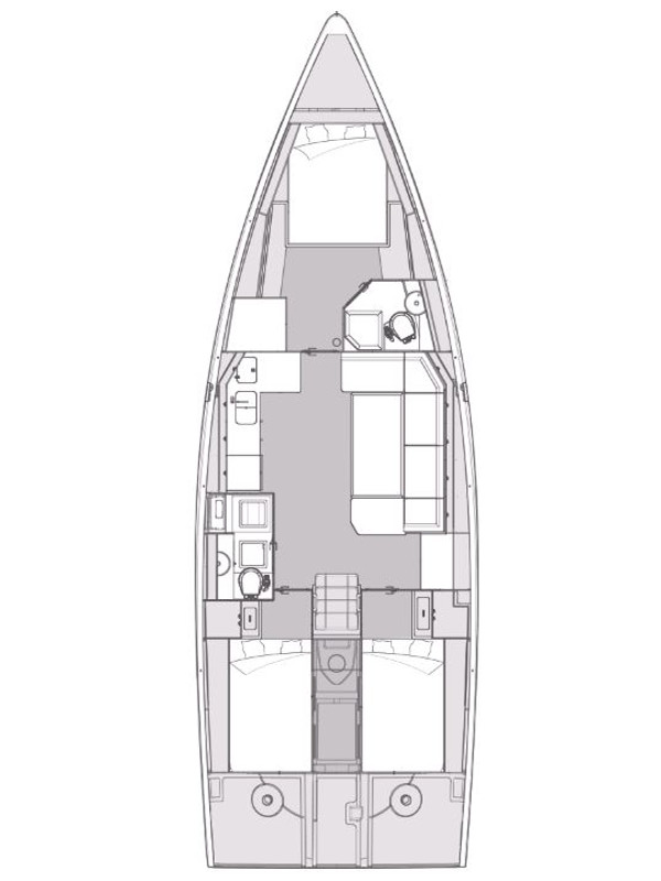 Elan Impression 45 charter bareboat or skippered in  Primošten