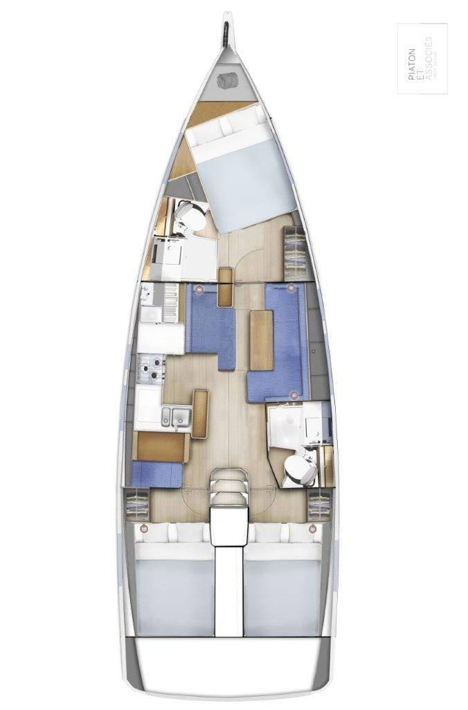 Sailboat hire in Primošten - Jeanneau Sun Odyssey 410