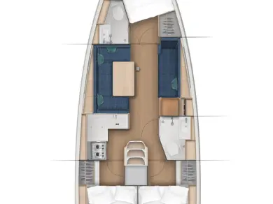 Yacht hire Turgutreis cheap Sun Odyssey 380
