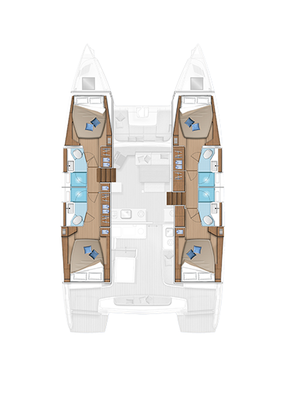 Yacht hire Lávrio cheap Lagoon 46