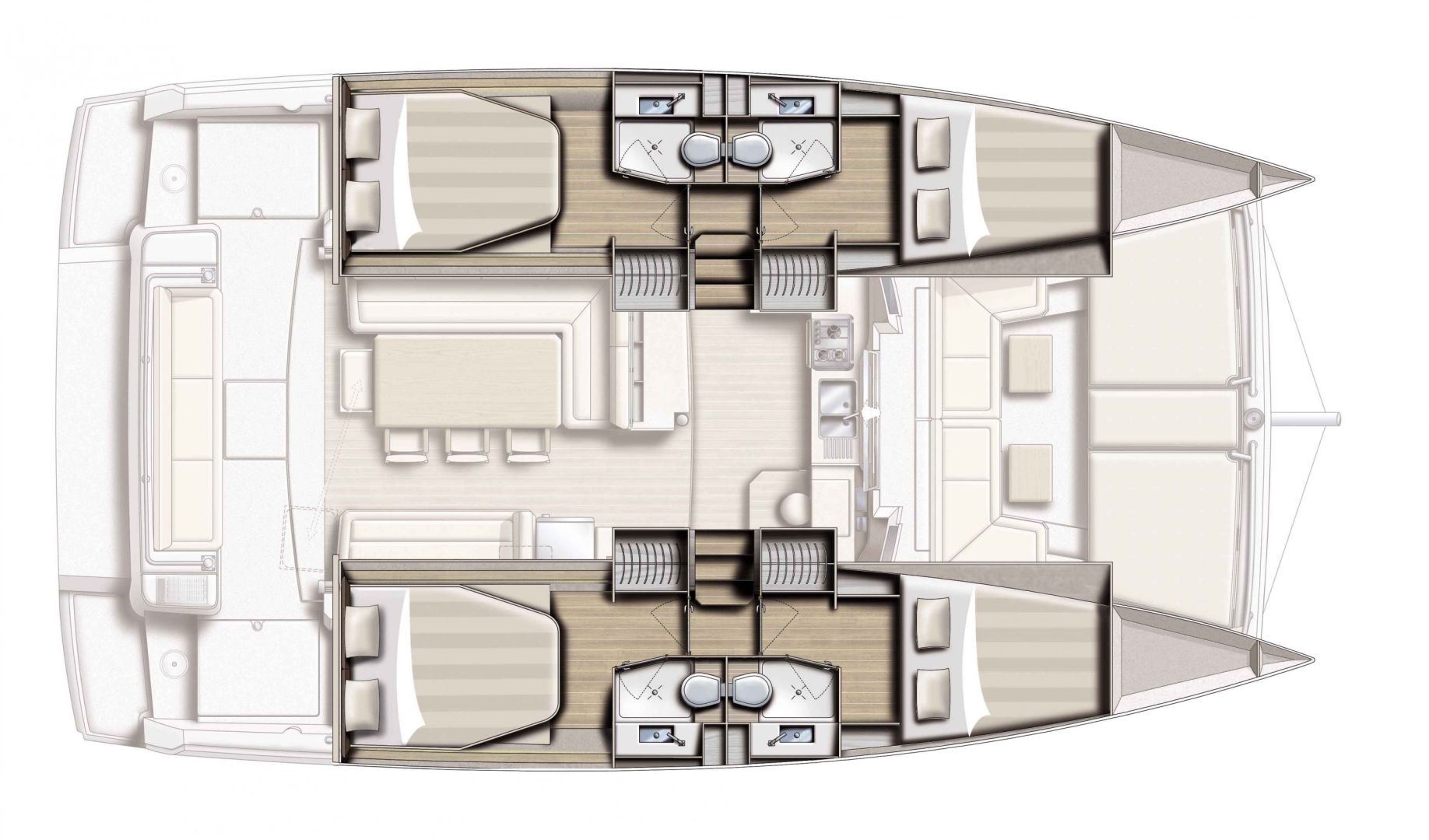 Catamaran hire in Lávrio - Bali Bali 4.1