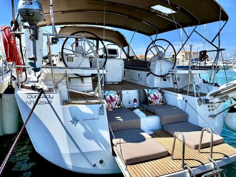 Jeanneau Jeanneau 54 charter bareboat or skippered in  Piso Livadi