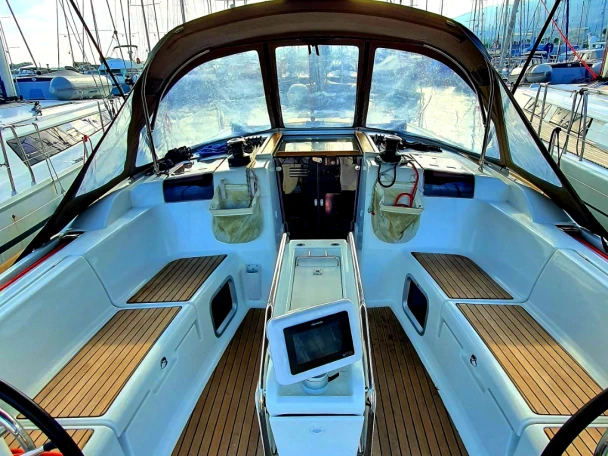 Jeanneau Sun Odyssey 449 charter bareboat or skippered in  Piso Livadi