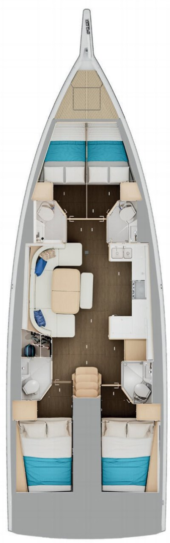 Hire Sailboat with or without skipper Jeanneau Piso Livadi