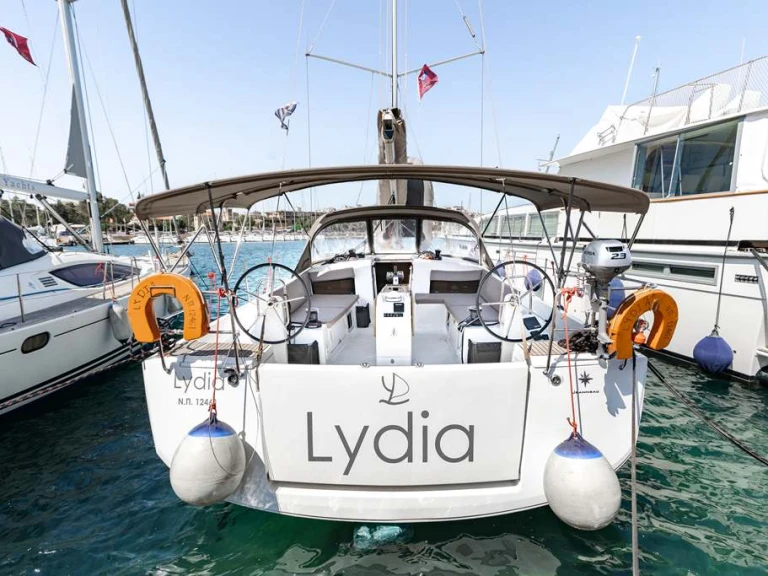 Jeanneau Sun Odyssey 490 charter bareboat or skippered in  Néa Péramos