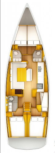 Hire Sailboat Jeanneau with a boat licence