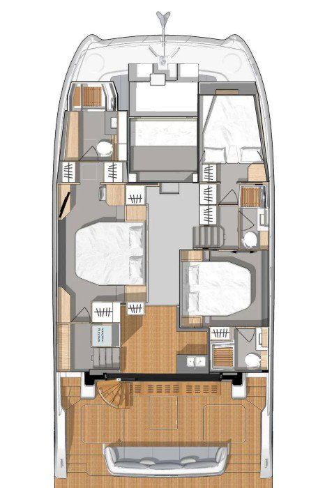 Hire Motorboat Fountaine Pajot with a boat licence
