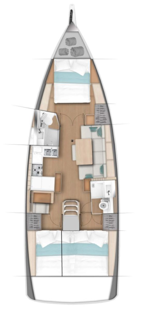 Hire Sailboat with or without skipper Jeanneau Annapolis