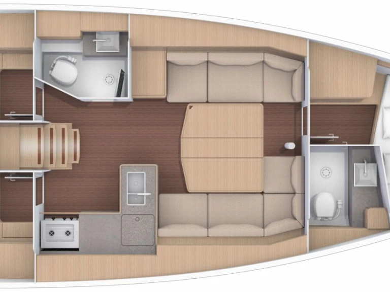 Sailboat hire in Marseille - Dufour Dufour 390