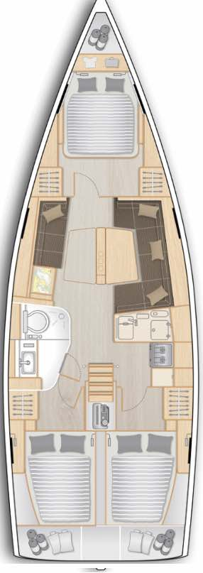 Hire Sailboat Hanse with a boat licence