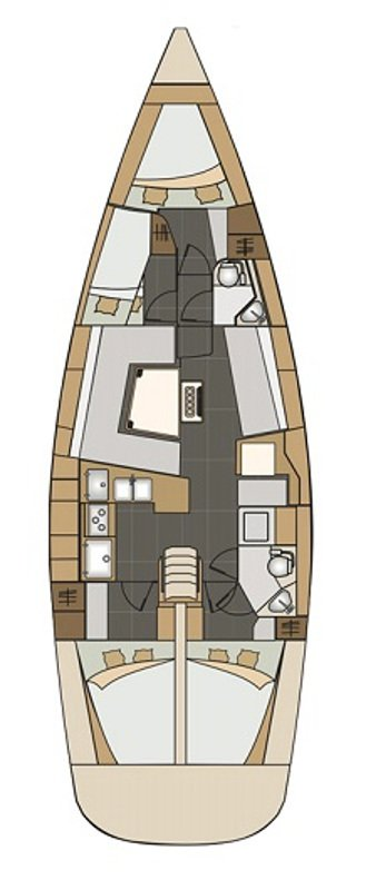 Yacht hire Split cheap Impression 45