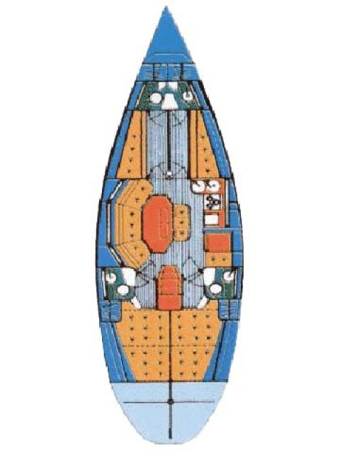 Elan Elan 431 charter bareboat or skippered in  Tribunj
