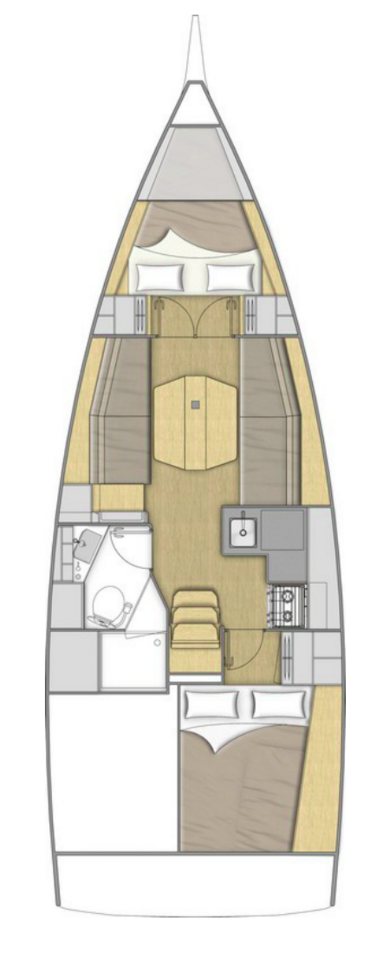 Yacht charter Rogoznica - Bénéteau Oceanis 34.1 on SamBoat