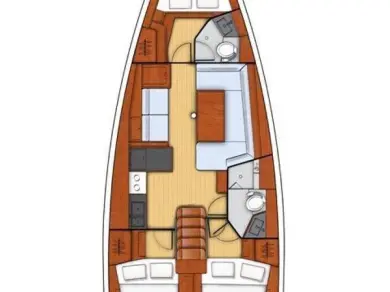 Sailboat hire in Rogoznica - Bénéteau Oceanis 41.1