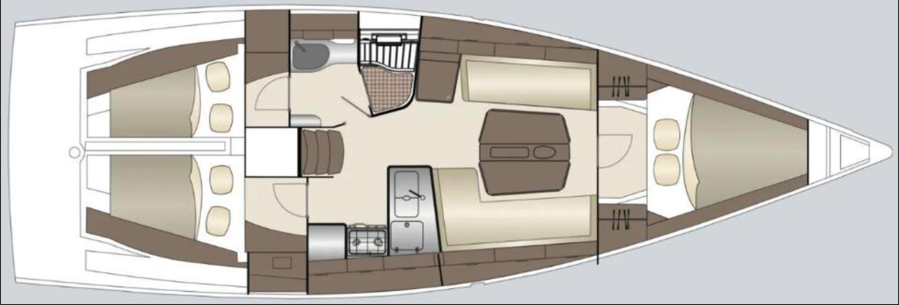 Hire Sailboat Dehler with a boat licence