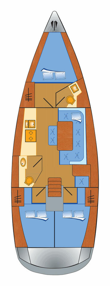 Hire Sailboat Bavaria with a boat licence