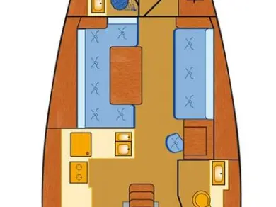 Yacht hire Flensburg cheap Dufour 40E