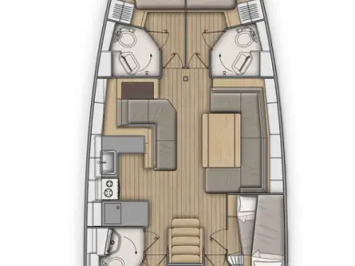 Sailboat hire in Cala d'Or - Bénéteau Oceanis 51.1