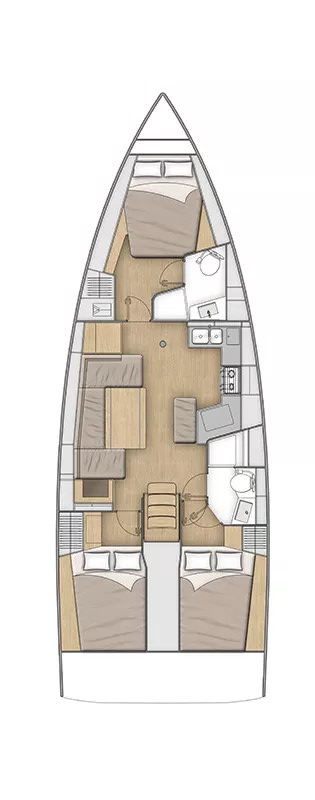 Hire a Bénéteau Oceanis 40.1 Pomer