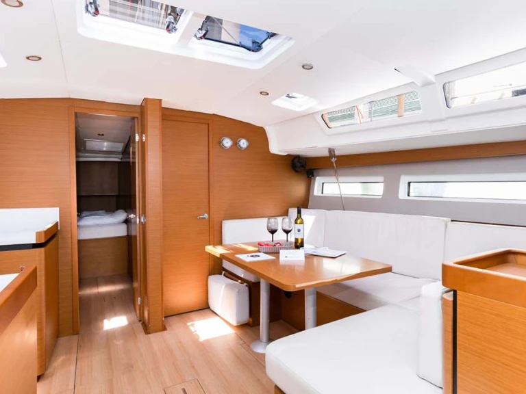 Jeanneau Sun Odyssey 490 charter bareboat or skippered in  Néa Péramos