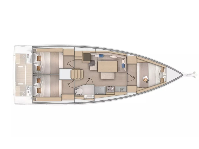 Sailboat hire in Furnari - Bénéteau Oceanis 37.1
