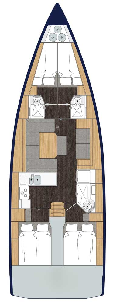 Sailboat to hire Gouvia at the best price
