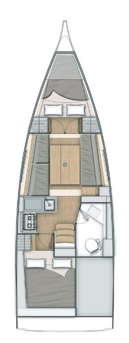 Hire Sailboat Bénéteau with a boat licence