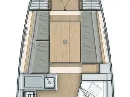 Hire Sailboat Bénéteau with a boat licence