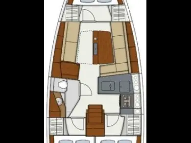Sailboat hire in Lefkáda - Hanse Hanse 345