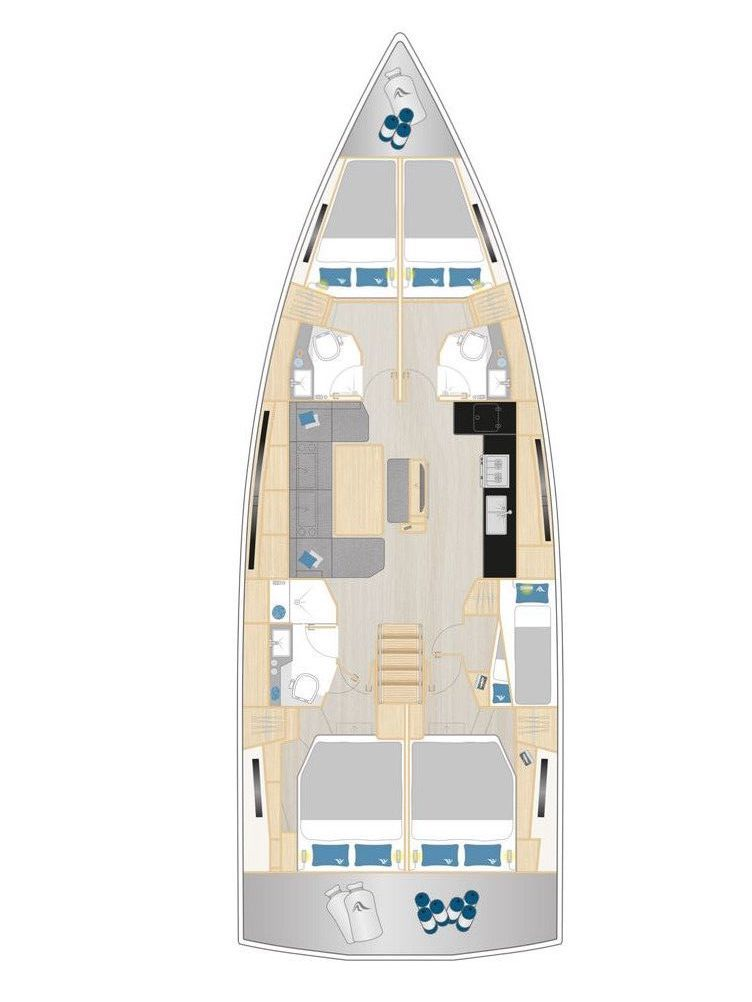 Sailboat hire in Seget Donji - Hanse Hanse 460