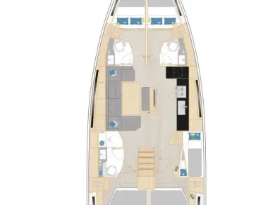 Sailboat hire in Seget Donji - Hanse Hanse 460