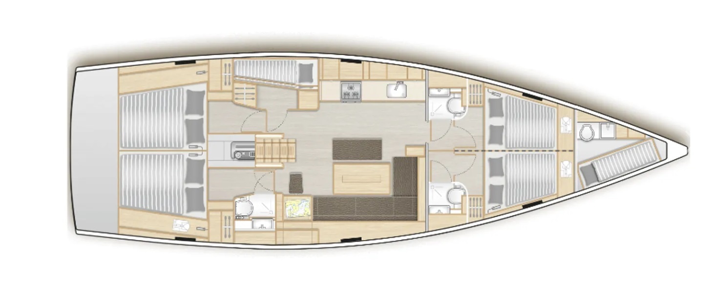 Hire a Hanse Hanse 508 Lefkáda