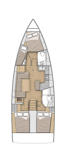 Bénéteau Oceanis 40.1 charter bareboat or skippered in  Kos