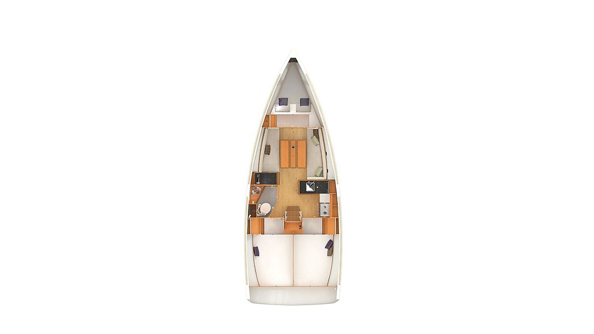 Sailboat to hire Gouvia at the best price