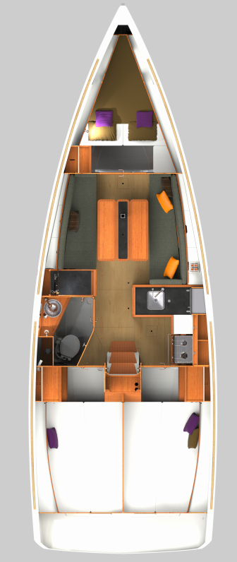 Yacht charter Rogač - Jeanneau Sun Odyssey 349 on SamBoat