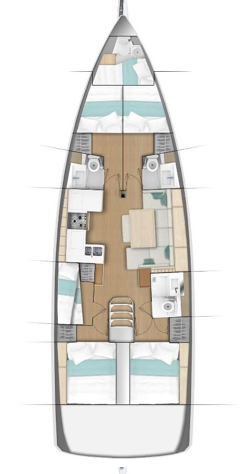 Charter a Jeanneau Sun Odyssey 490 in Rogač on Samboat