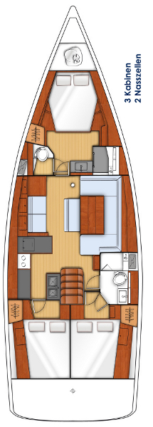 Sailboat hire in Kaş - Bénéteau Oceanis 48