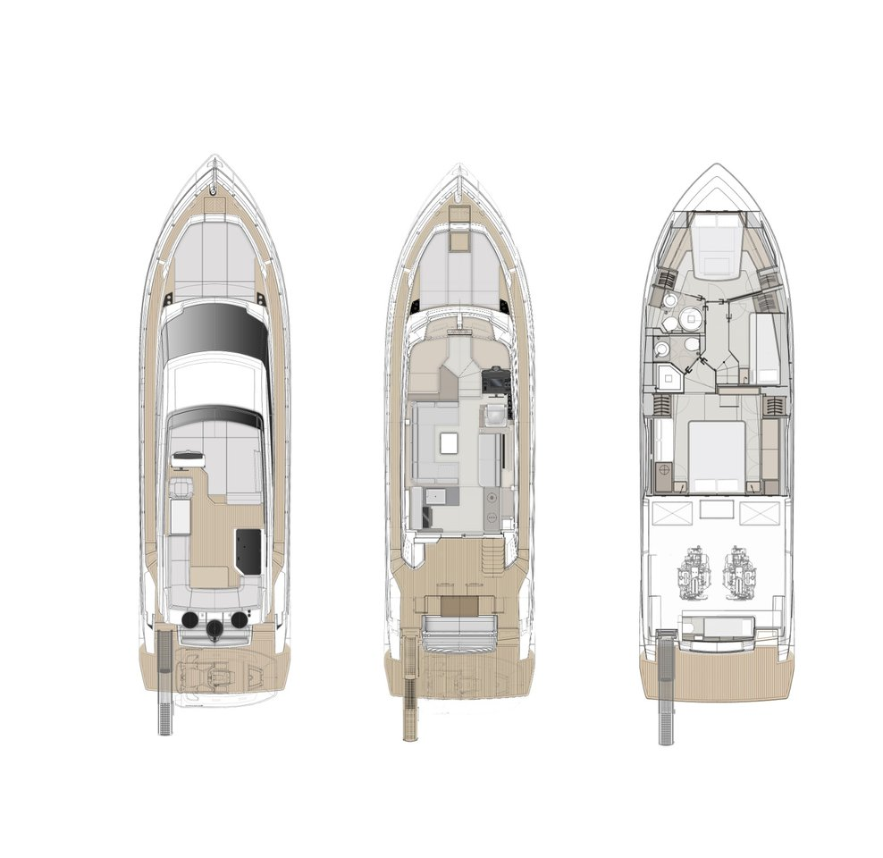 Hire a Ferretti Ferretti Yachts 500 - 3 + 1 cab Sukošan