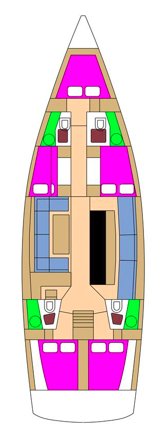 Yacht hire Marina (City) cheap D&D Kufner 54.2