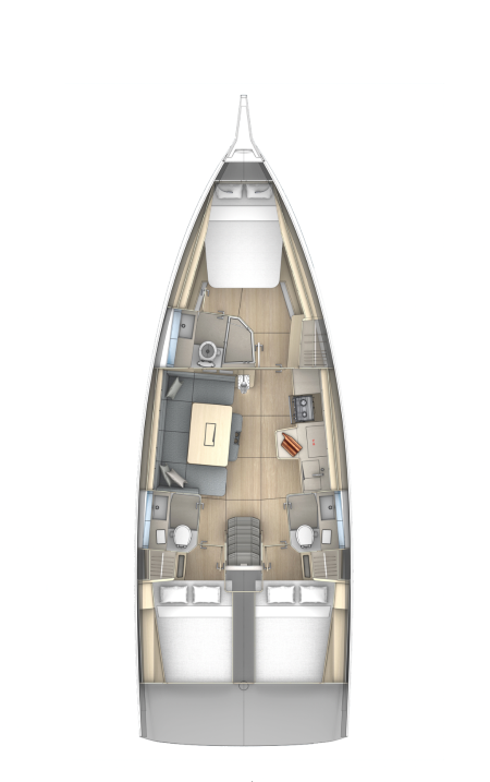 Dufour Dufour 41 charter bareboat or skippered in  Fethiye