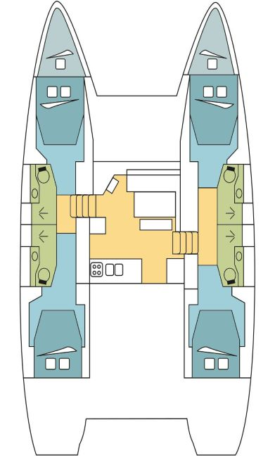Catamaran to hire La Paz at the best price