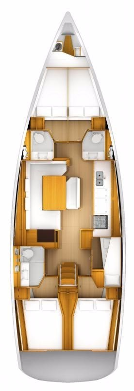 Hire Sailboat Jeanneau with a boat licence