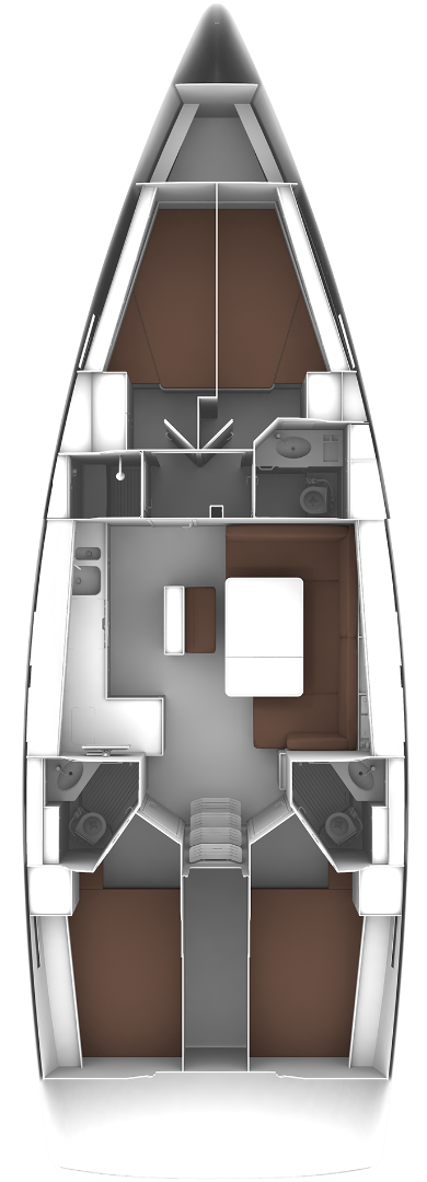 Bavaria Cruiser 46 charter bareboat or skippered in  Fethiye