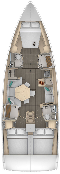 Dufour Dufour 44 charter bareboat or skippered in  Marseille