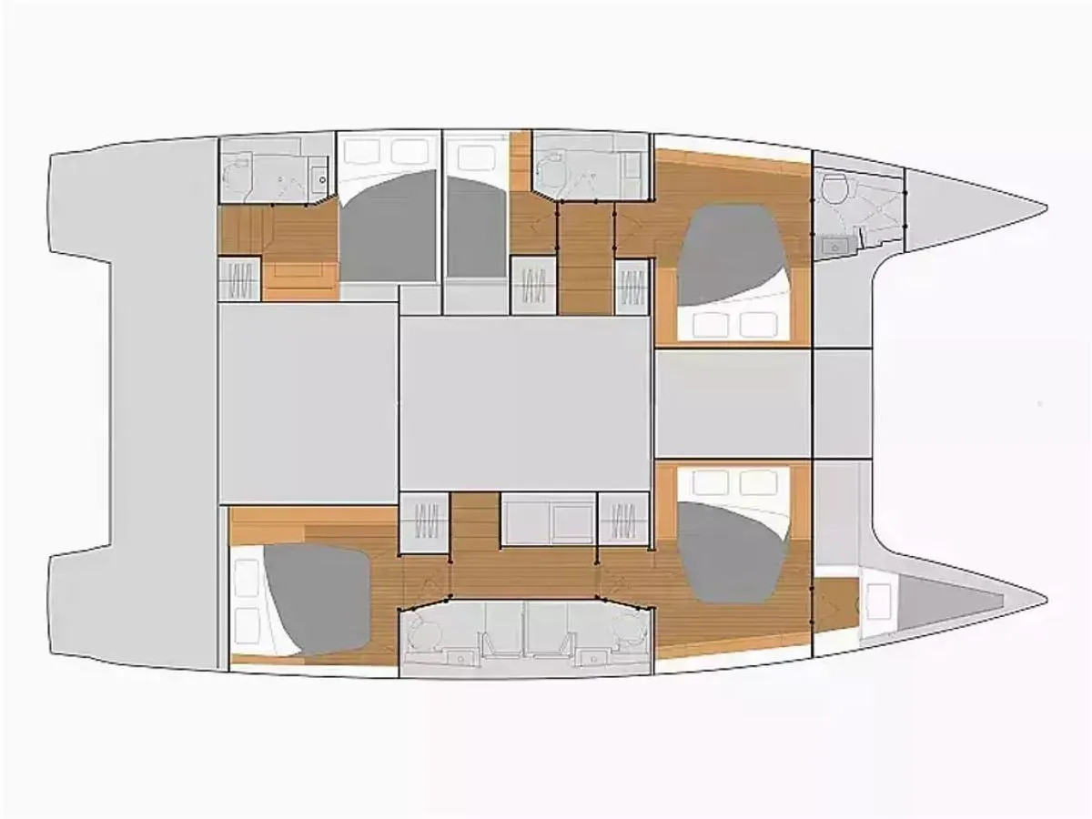 Hire Catamaran Fountaine Pajot with a boat licence