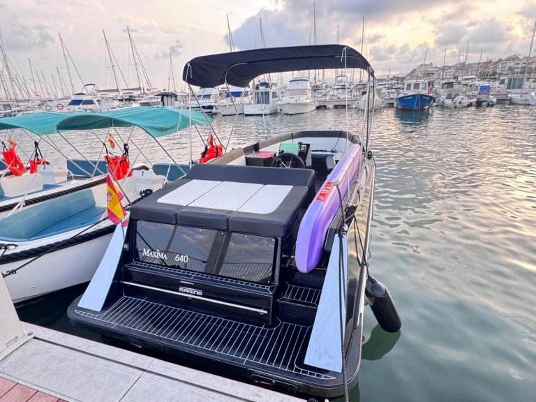 Maxima Boats 640 charter bareboat or skippered in  Cambrils