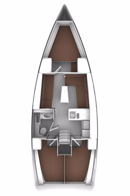 Sailboat hire in Trogir - Bavaria Cruiser 37