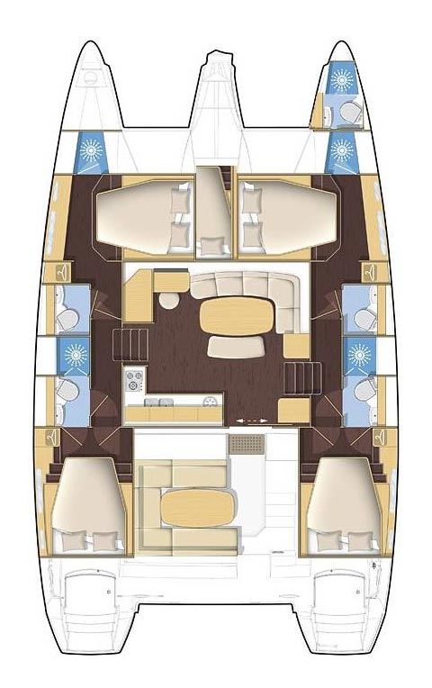 Yacht hire Šibenik cheap Lagoon 421